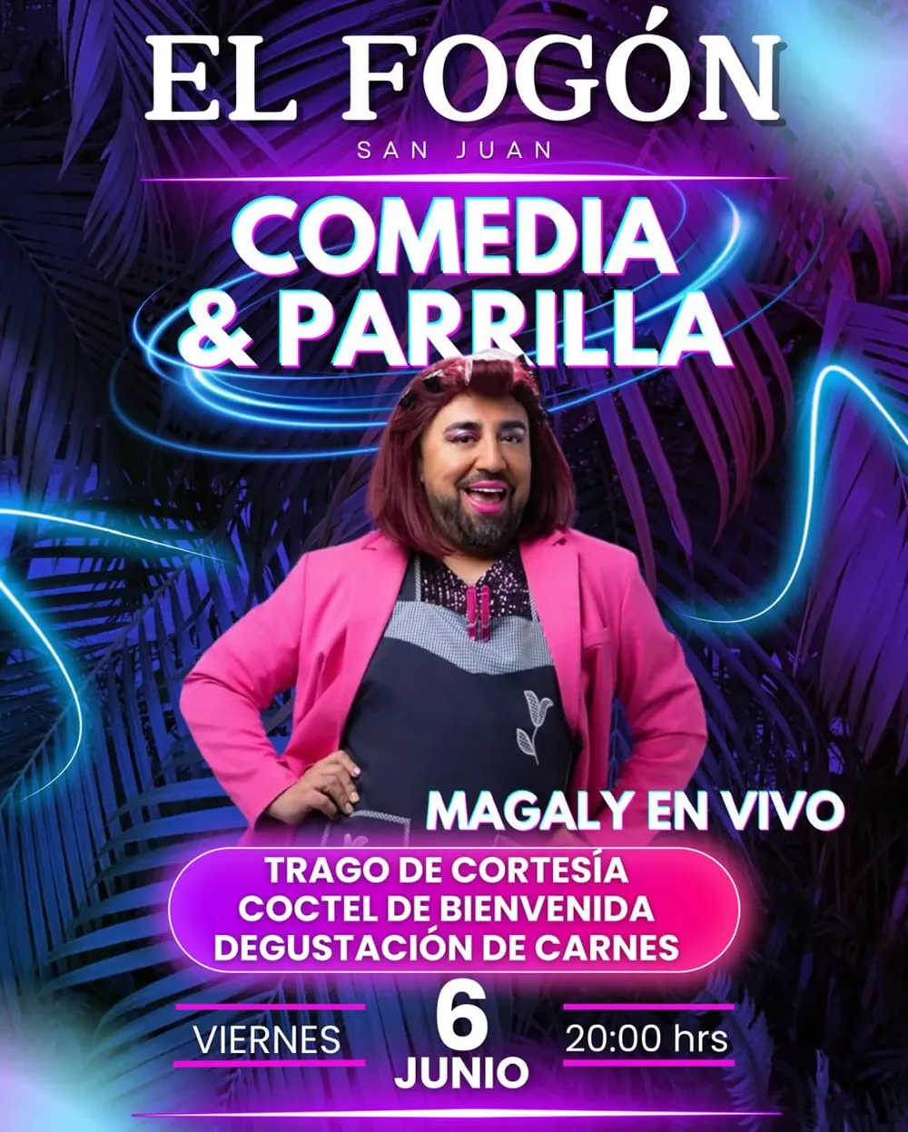 Comedia & Parrilla con La Magaly
