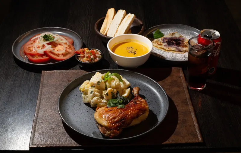 Pollo al horno de El Fogón Machalí