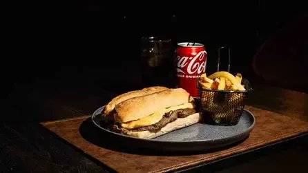 Sándwich Luco de El Fogón Machalí